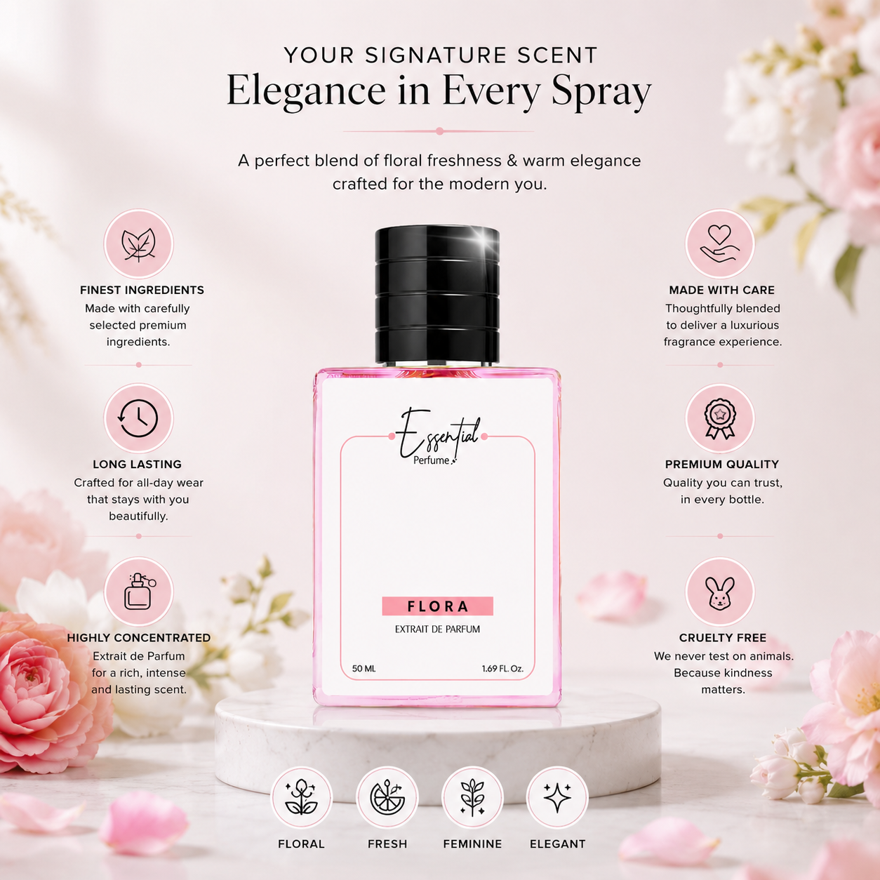 Essential Flora  Perfume ⭐⭐⭐⭐⭐
